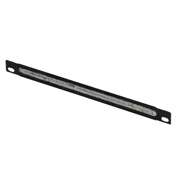 1/2U 10" SIMPLE TYPE, BRUSHED  CABLE ORGANIZER PANEL