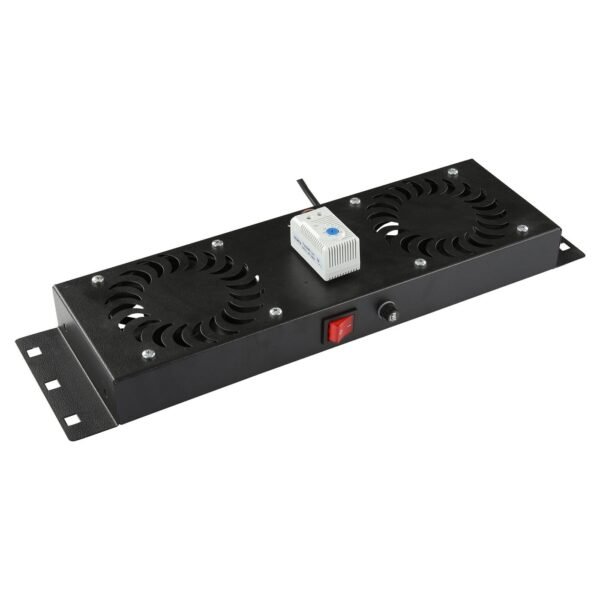 2 FANS, ANALOG THERMOSTAT  CONTROL FAN MODULE BUILT-IN