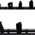 1/2U 19" CABLE ORGANIZER  PANEL WITH 10PCS VELCRO