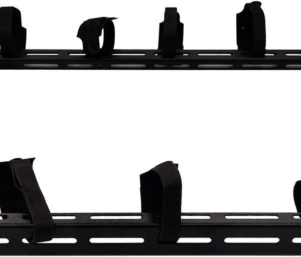 1/2U 19" CABLE ORGANIZER  PANEL WITH 10PCS VELCRO