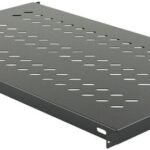 TRAY FOR CABINETS D=1000  FIXED SHELF BLACK