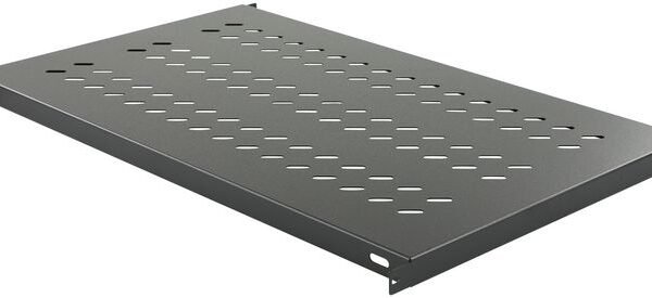 TRAY FOR CABINETS D=1000  FIXED SHELF BLACK