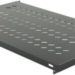 TRAY FOR CABINETS D=1000  FIXED SHELF BLACK