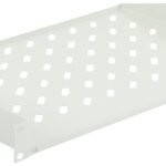 1U 19" D=300mm RACK MOUNT  SHELF WHITE