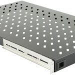 HEAVY DUTY TYPE D=1000 SERVER  FIXED SHELF BLACK