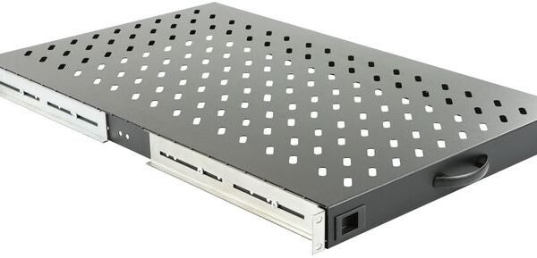 HEAVY DUTY TYPE D=1000 SERVER  FIXED SHELF BLACK