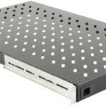 HEAVY DUTY TYPE D=1000 SERVER  FIXED SHELF BLACK