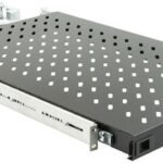 HEAVY DUTY TYPE D=1000 SERVER  SLIDING SHELF BLACK