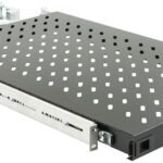 HEAVY DUTY TYPE D=1000 SERVER  SLIDING SHELF BLACK