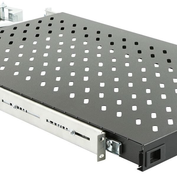 HEAVY DUTY TYPE D=1000 SERVER  SLIDING SHELF BLACK