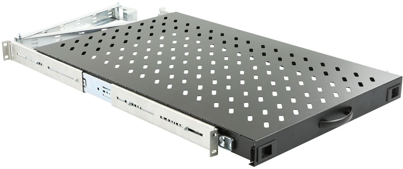 Img_31474793.jpg HEAVY DUTY TYPE D=1000 SERVER SLIDING SHELF BLACK - Image 1