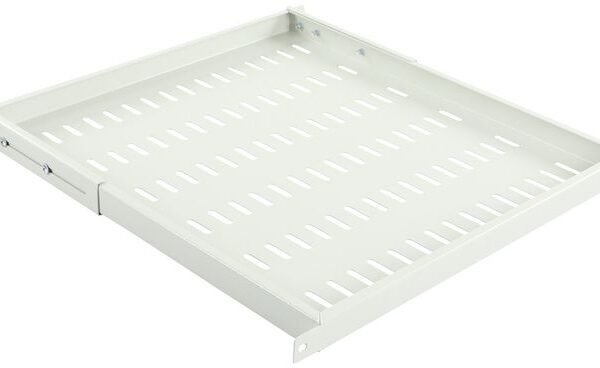 D=470mm FIXED SHELF  ADJUSTABLE SIDE ARM WHITE