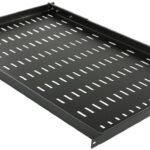 D=670mm FIXED SHELF  ADJUSTABLE SIDE ARM BLACK