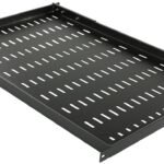 D=670mm FIXED SHELF  ADJUSTABLE SIDE ARM BLACK