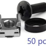 M6 CAGE NUT SET AND MOUNTING  SCREW, 1set= 50pcs