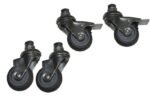 WALL TYPE CASTOR GROUP, M10  PIN 1set= 4pcs.