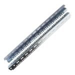 12U INSTALLATION RAIL,  GALVANIZED, 1SET=2PCS.
