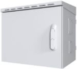 Midi Classic Pole Mounted  CCTV Cabinet For 4 cameras  575 x 425 x 500mm - White - Image 2