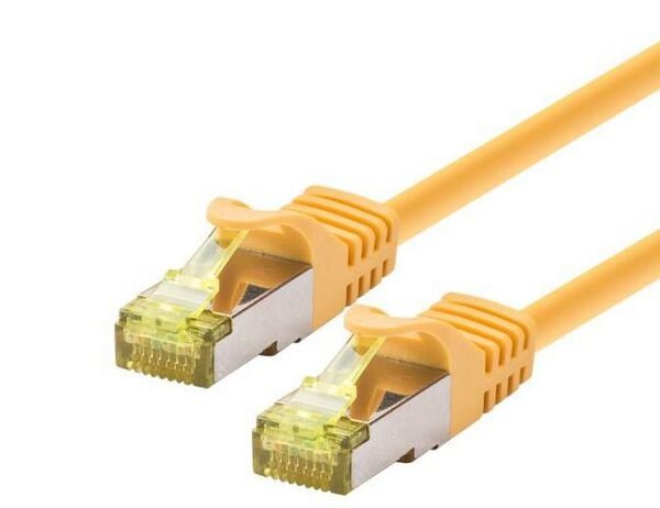 PATCH CABLE SFTP/AWG26/LSOH  7M - CAT6A 500Mhz - YELLOW