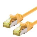 PATCH CABLE SFTP/AWG26/LSOH  15M - CAT6A 500Mhz - YELLOW