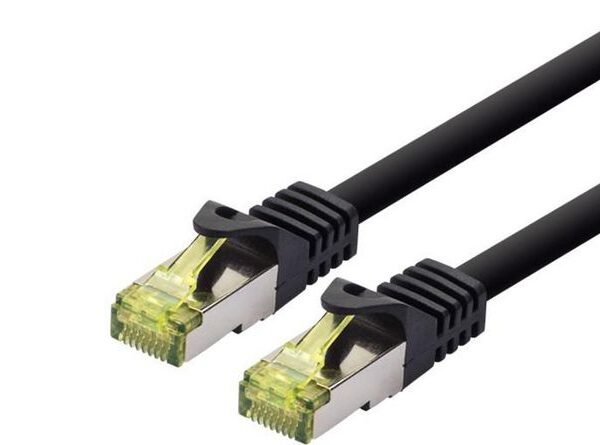 PATCH CABLE SFTP/AWG27/LSOH  15M - CAT6A 500Mhz - BLACK