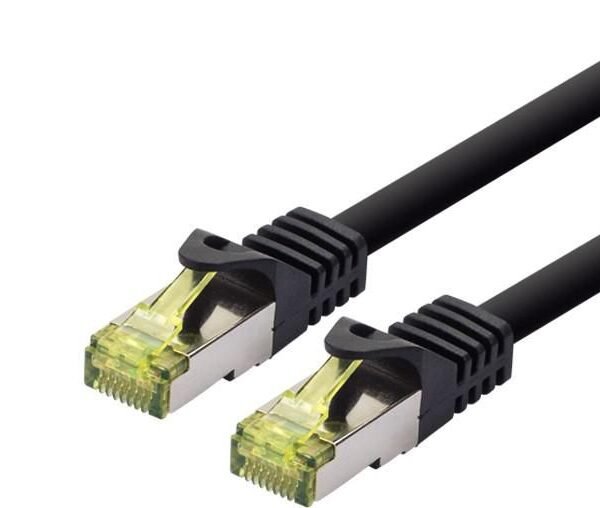PATCH CABLE SFTP/AWG27/LSOH  15M - CAT6A 500Mhz - BLACK
