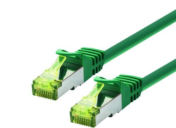 PATCH CABLE SFTP/AWG26/LSOH  7M - CAT6A 500Mhz - GREEN