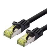 PATCH CABLE SFTP/AWG26/LSOH  3M - CAT6A 500Mhz - BLACK
