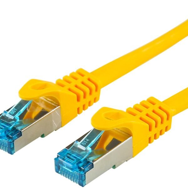 PATCH CABLE SF/UTP 1M - CAT5E  - YELLOW