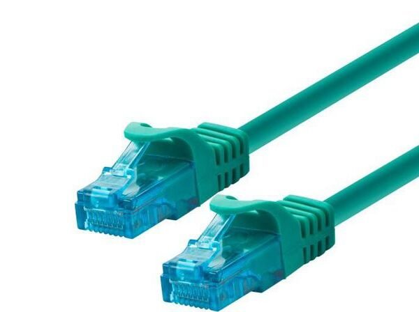 PATCH CABLE U/UTP 0.25M -  CAT5E - GREEN