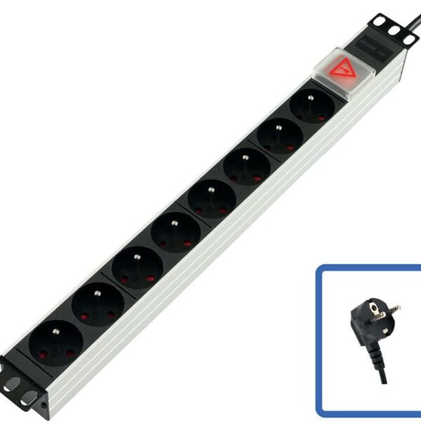 Lanview TUPS031 power distribution unit (PDU) 8 AC outlet(s) 1U Black
