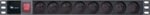 Lanview TUPS031 power distribution unit (PDU) 8 AC outlet(s) 1U Black - Image 3