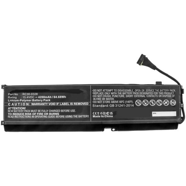Laptop Battery for Razer  64.68Wh 15.4V 4200mAh
