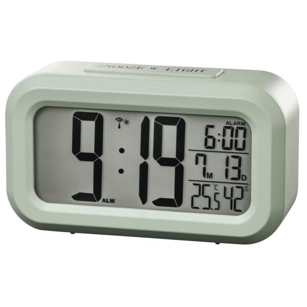 Rc 660 Digital Table Clock  Rectangular Mint Colour