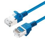 CAT6A U-FTP Slim, LSZH, 10m  Network Cable, Blue
