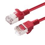CAT6A U-FTP Slim, LSZH, 10m  Network Cable, Red