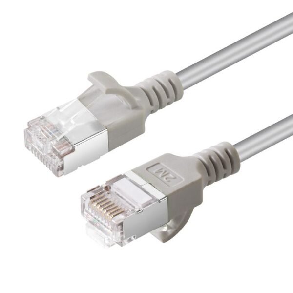 CAT6A U-FTP Slim, LSZH, 0.25m  Network Cable, Grey