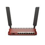 L009UiGS-2HaxD with dual core  800MHz CPU, 512MB RAM, 8 x  Gbit LAN, 1 x 2.5 Gbit SFP port, 2.4 GHz 802.11b/g/n/ax dual-chain wireless,