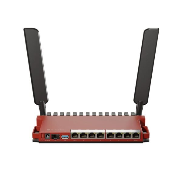L009UiGS-2HaxD with dual core  800MHz CPU, 512MB RAM, 8 x  Gbit LAN, 1 x 2.5 Gbit SFP port, 2.4 GHz 802.11b/g/n/ax dual-chain wireless,