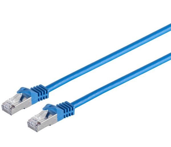 CAT7 S/FTP Network Cable  7,5m, Blue CAT7 S/FTP Network  Cable 7,5m, Blue ,AWG 26, CU
