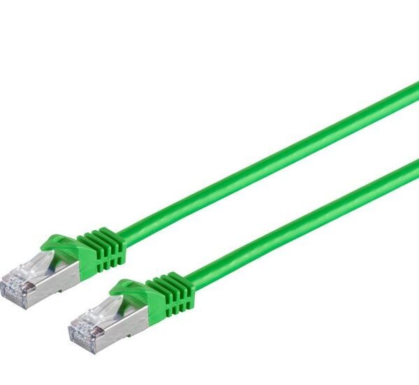 CAT7 S/FTP Network Cable 5m,  Green CAT7 S/FTP Network  Cable 5m, Green ,AWG 26, CU