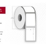 Label 35x20 - Core 26. DT.  Removable. 1395 labels per  roll, 24 rolls per box