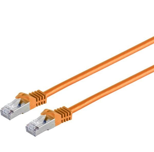 CAT7 S/FTP Network Cable 15m,  Orange CAT7 S/FTP Network  Cable 15m, Orange ,AWG 26, CU