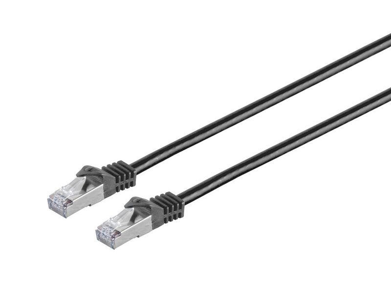 Img_31621594.jpg CAT7 S/FTP Network Cable 10m, Black CAT7 S/FTP Network Cable 10m, Black ,AWG 26, CU - Image 1