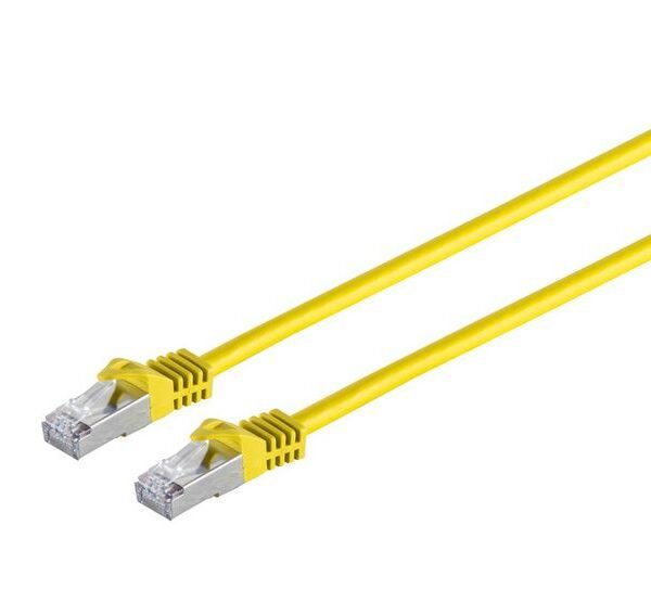 CAT7 S/FTP Network Cable 10m,  Yellow CAT7 S/FTP Network  Cable 10m, Yellow ,AWG 26, CU