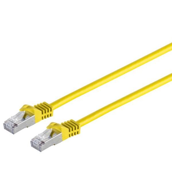 CAT7 S/FTP Network Cable  7,5m, Yellow CAT7 S/FTP  Network Cable 7,5m, Yellow ,AWG 26, CU