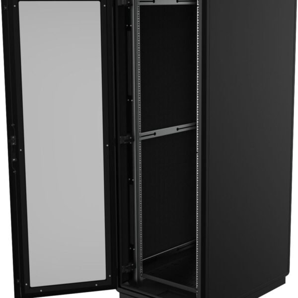 19" 26U Rack Cabinet 750 x  800 x 1404mm Soundproof -  Black