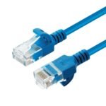 U/UTP CAT6A Slim 10M Blue Unshielded Network Cable,  LSZH 4x2xAWG 28 CU, OD : 3.6mm