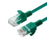 U/UTP CAT6A Slim 0.15M Green