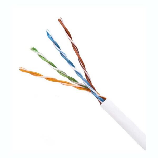 Cat5e U-UTP Network Cable  4x2xAWG24 PVC white 305m